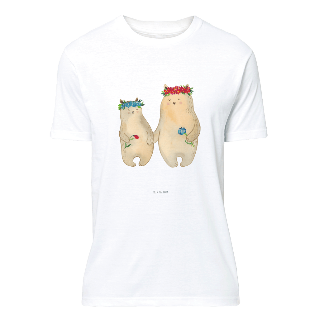 Größe S T-Shirt Bären mit Blumenkranz T-Shirt, Shirt, Tshirt, Lustiges T-Shirt, T-Shirt mit Spruch, Party, Junggesellenabschied, Jubiläum, Geburstag, Herrn, Damen, Männer, Frauen, Schlafshirt, Nachthemd, Sprüche, Familie, Vatertag, Muttertag, Bruder, Schwester, Mama, Papa, Oma, Opa, Bär, Bären, Mutter, Mutti, Mami, Lieblingsmensch, Lieblingsmama, beste Mutter, weltbeste Mama, Geschenk Mama. Muttertag, Tochter, Kind, Kinder, Töchter, Family, Vorbild