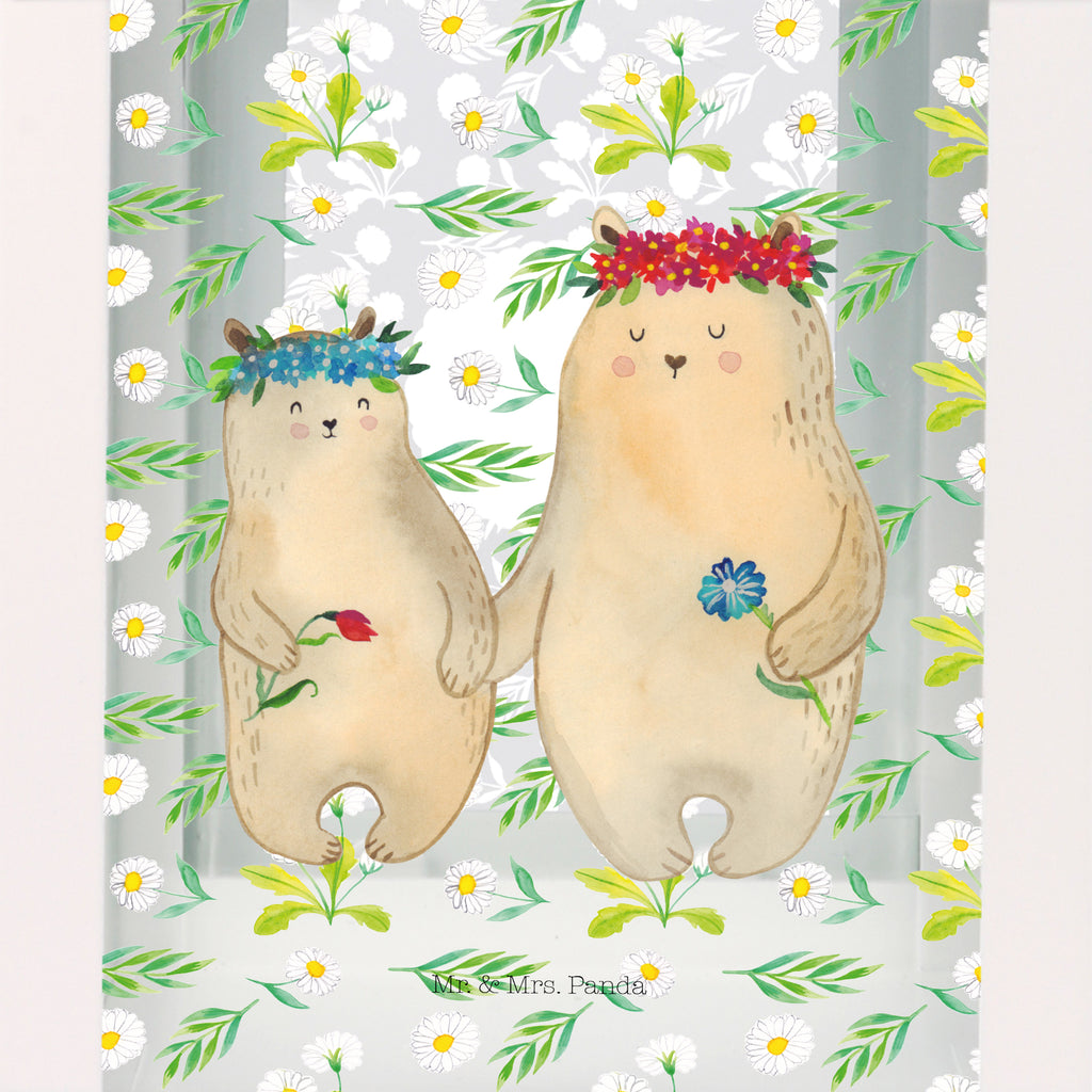 Deko Laterne Bären mit Blumenkranz Gartenlampe, Gartenleuchte, Gartendekoration, Gartenlicht, Laterne  kleine Laternen, XXL Laternen, Laterne groß, Familie, Vatertag, Muttertag, Bruder, Schwester, Mama, Papa, Oma, Opa, Bär, Bären, Mutter, Mutti, Mami, Lieblingsmensch, Lieblingsmama, beste Mutter, weltbeste Mama, Geschenk Mama. Muttertag, Tochter, Kind, Kinder, Töchter, Family, Vorbild