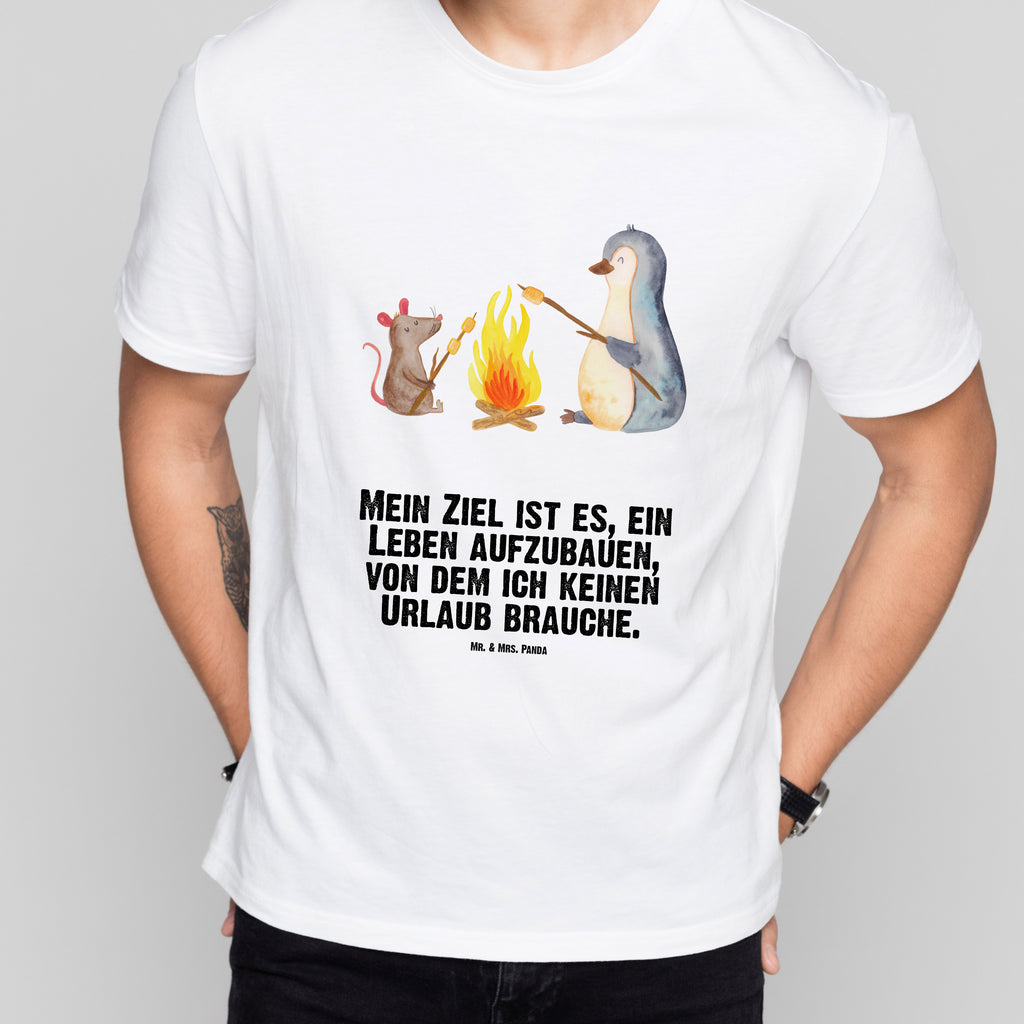 Größe L T-Shirt Pinguin Lagerfeuer T-Shirt, Shirt, Tshirt, Lustiges T-Shirt, T-Shirt mit Spruch, Party, Junggesellenabschied, Jubiläum, Geburstag, Herrn, Damen, Männer, Frauen, Schlafshirt, Nachthemd, Sprüche, Pinguin, Maus, Pinguine, Lagerfeuer, Leben, Arbeit, Job, Motivation, Büro, Büroalltag, Lebensspruch, Lebensmotivation, Neustart, Liebe, grillen, Feuer, Marshmallows