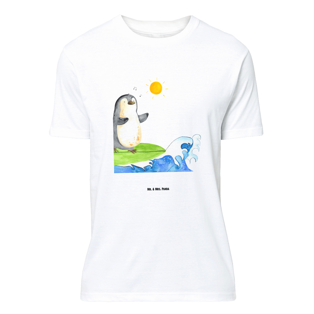 Größe L T-Shirt Pinguin Surfer T-Shirt, Shirt, Tshirt, Lustiges T-Shirt, T-Shirt mit Spruch, Party, Junggesellenabschied, Jubiläum, Geburstag, Herrn, Damen, Männer, Frauen, Schlafshirt, Nachthemd, Sprüche, Pinguin, Pinguine, surfen, Surfer, Hawaii, Urlaub, Wellen, Wellen reiten, Portugal