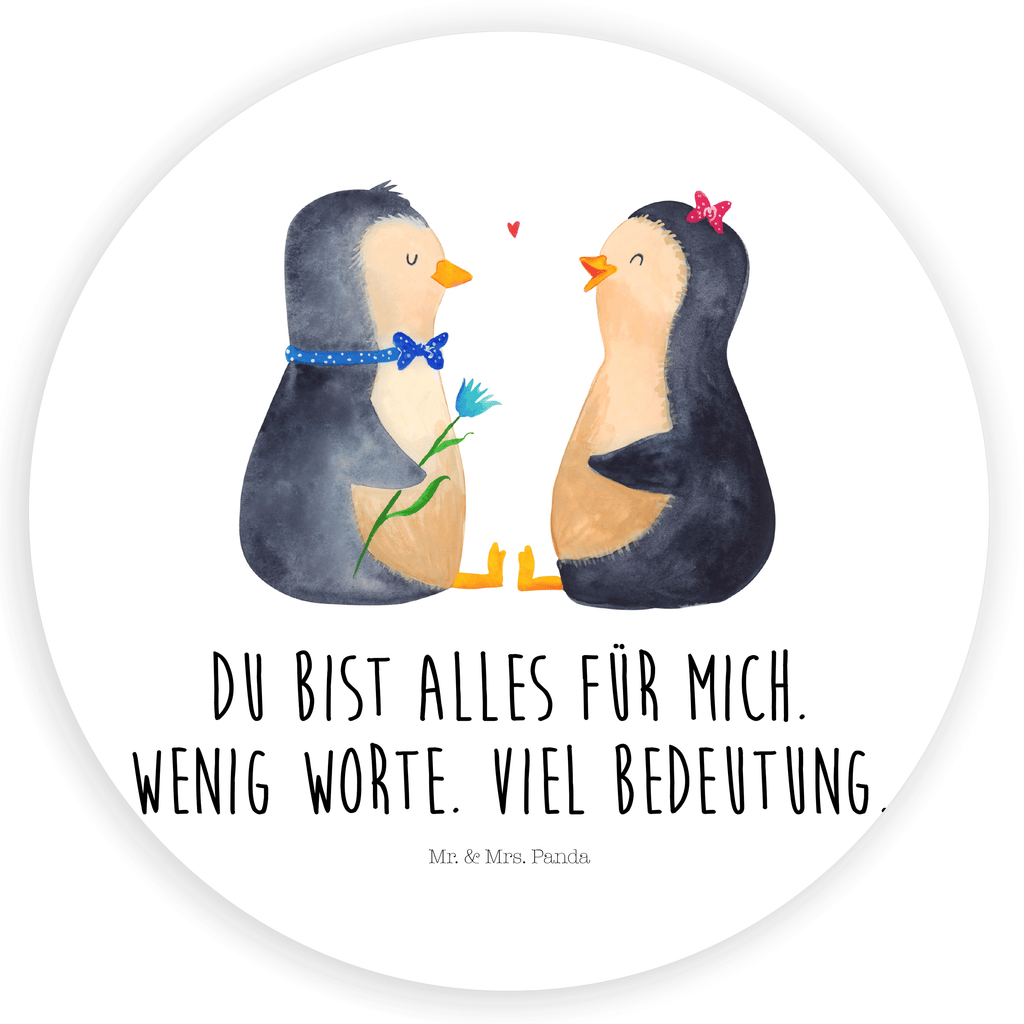 120mm Rund Aufkleber Pinguin Pärchen Sticker, Aufkleber, Etikett, Kinder, rund, Pinguin, Pinguine, Liebe, Liebespaar, Liebesbeweis, Liebesgeschenk, Verlobung, Jahrestag, Hochzeitstag, Hochzeit, Hochzeitsgeschenk, große Liebe, Traumpaar
