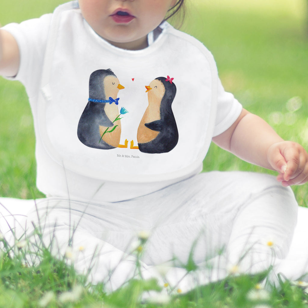 Organic Babylätzchen Pinguin Pärchen Baby, Lätzchen, Spucktuch, Sabberlätzchen, Klettlätzchen, Babygeschenk, Baby Lätzchen, Geschenk für Geburt, Geschenk zur Geburt, Baby Spucktuch, Babyausstattung, Geschenkidee für Babyparty, Pinguin, Pinguine, Liebe, Liebespaar, Liebesbeweis, Liebesgeschenk, Verlobung, Jahrestag, Hochzeitstag, Hochzeit, Hochzeitsgeschenk, große Liebe, Traumpaar