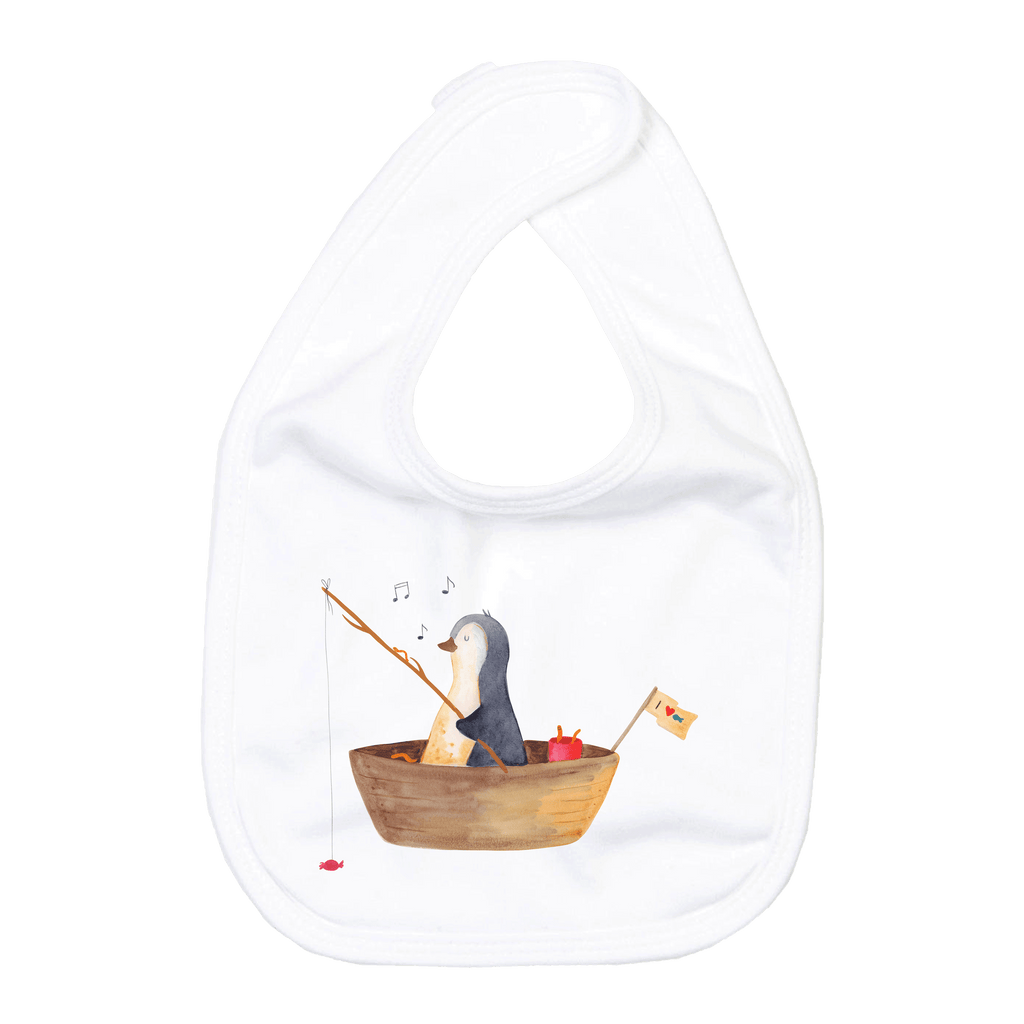 Organic Babylätzchen Pinguin Angelboot Baby, Lätzchen, Spucktuch, Sabberlätzchen, Klettlätzchen, Babygeschenk, Baby Lätzchen, Geschenk für Geburt, Geschenk zur Geburt, Baby Spucktuch, Babyausstattung, Geschenkidee für Babyparty, Pinguin, Pinguine, Angeln, Boot, Angelboot, Lebenslust, Leben, genießen, Motivation, Neustart, Neuanfang, Trennung, Scheidung, Geschenkidee Liebeskummer