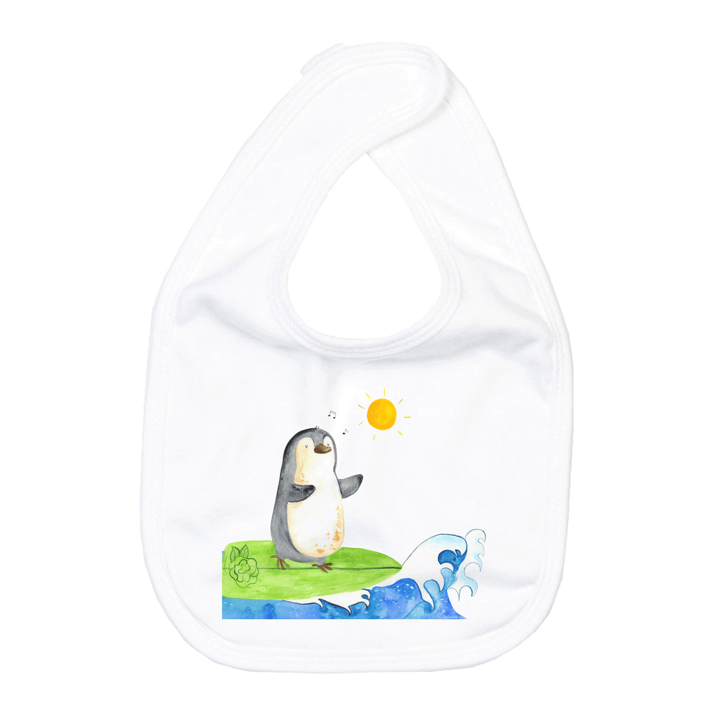 Organic Babylätzchen Pinguin Surfer Baby, Lätzchen, Spucktuch, Sabberlätzchen, Klettlätzchen, Babygeschenk, Baby Lätzchen, Geschenk für Geburt, Geschenk zur Geburt, Baby Spucktuch, Babyausstattung, Geschenkidee für Babyparty, Pinguin, Pinguine, surfen, Surfer, Hawaii, Urlaub, Wellen, Wellen reiten, Portugal