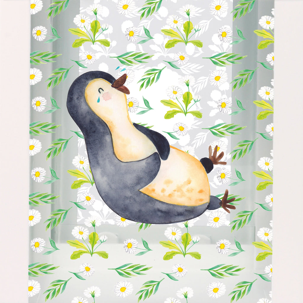 Deko Laterne Pinguin lachend Gartenlampe, Gartenleuchte, Gartendekoration, Gartenlicht, Laterne  kleine Laternen, XXL Laternen, Laterne groß, Pinguin, Pinguine, lustiger Spruch, Optimismus, Fröhlich, Lachen, Humor, Fröhlichkeit