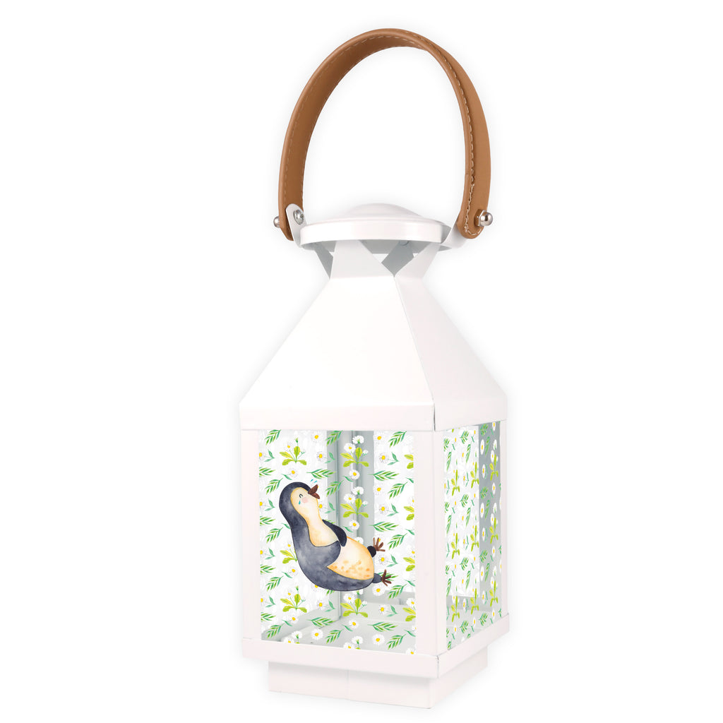 Deko Laterne Pinguin lachend Gartenlampe, Gartenleuchte, Gartendekoration, Gartenlicht, Laterne  kleine Laternen, XXL Laternen, Laterne groß, Pinguin, Pinguine, lustiger Spruch, Optimismus, Fröhlich, Lachen, Humor, Fröhlichkeit