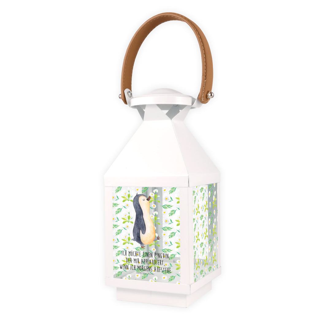 Deko Laterne Pinguin marschierend Gartenlampe, Gartenleuchte, Gartendekoration, Gartenlicht, Laterne  kleine Laternen, XXL Laternen, Laterne groß, Pinguin, Pinguine, Frühaufsteher, Langschläfer, Bruder, Schwester, Familie