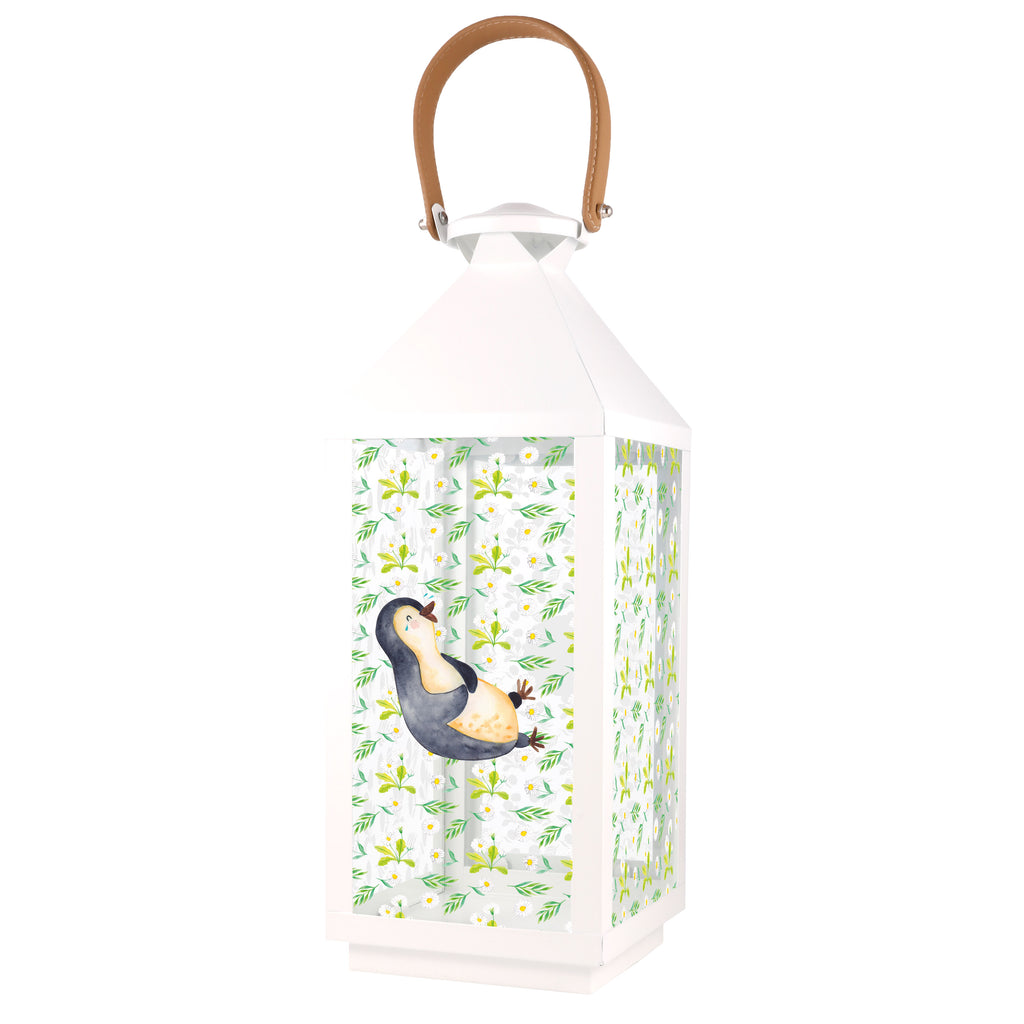 Deko Laterne Pinguin lachend Gartenlampe, Gartenleuchte, Gartendekoration, Gartenlicht, Laterne  kleine Laternen, XXL Laternen, Laterne groß, Pinguin, Pinguine, lustiger Spruch, Optimismus, Fröhlich, Lachen, Humor, Fröhlichkeit