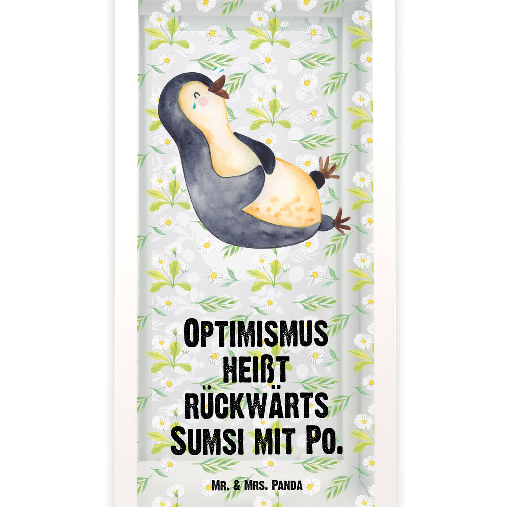 Deko Laterne Pinguin lachend Gartenlampe, Gartenleuchte, Gartendekoration, Gartenlicht, Laterne  kleine Laternen, XXL Laternen, Laterne groß, Pinguin, Pinguine, lustiger Spruch, Optimismus, Fröhlich, Lachen, Humor, Fröhlichkeit