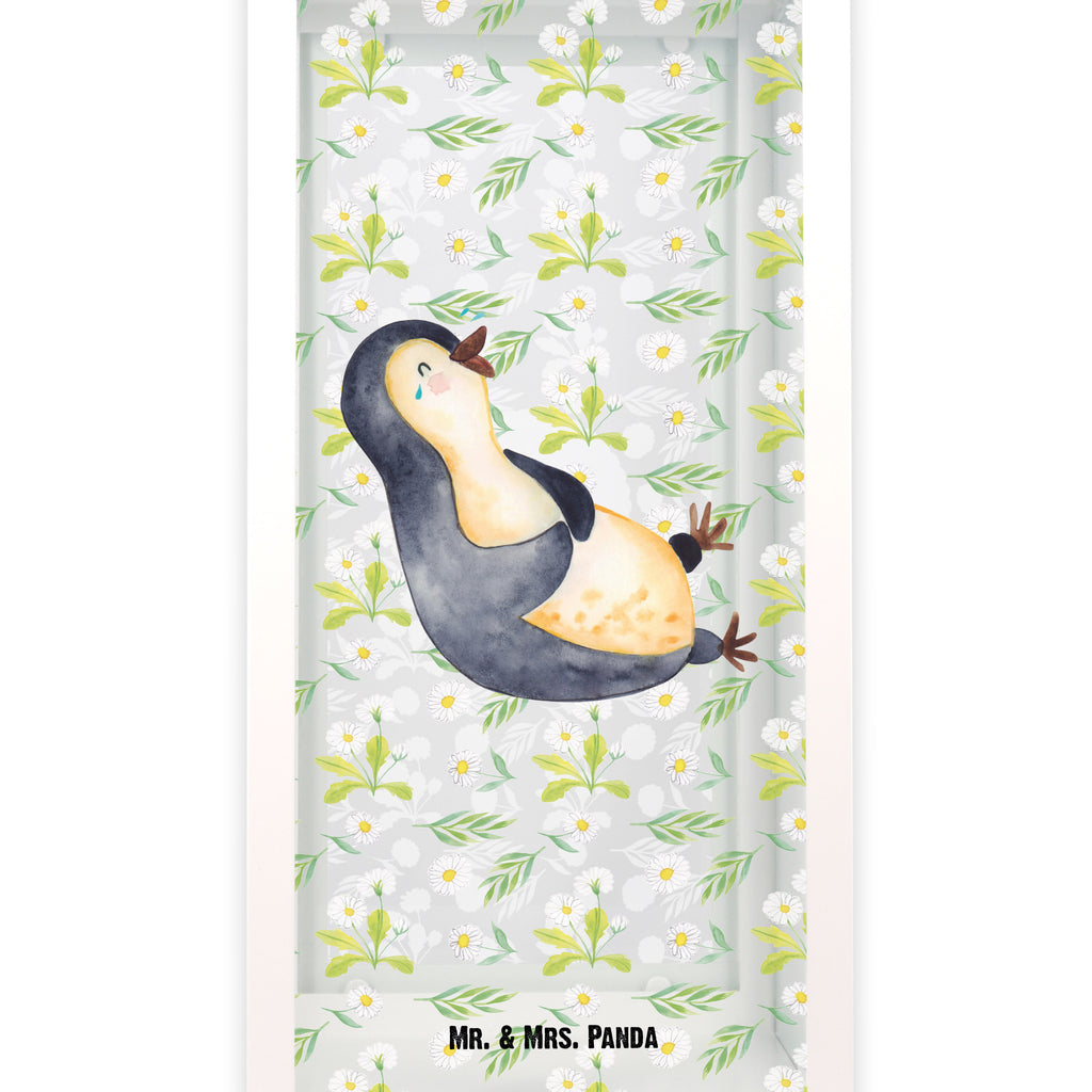 Deko Laterne Pinguin lachend Gartenlampe, Gartenleuchte, Gartendekoration, Gartenlicht, Laterne  kleine Laternen, XXL Laternen, Laterne groß, Pinguin, Pinguine, lustiger Spruch, Optimismus, Fröhlich, Lachen, Humor, Fröhlichkeit