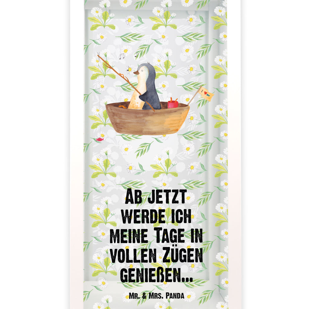 Deko Laterne Pinguin Angelboot Pinguin, Pinguine, Angeln, Boot, Angelboot, Lebenslust, Leben, genießen, Motivation, Neustart, Neuanfang, Trennung, Scheidung, Geschenkidee Liebeskummer,	 Gartenlampe, Gartenleuchte, Gartendekoration, Gartenlicht, Laterne  kleine Laternen, XXL Laternen, Laterne groß,   Pinguin