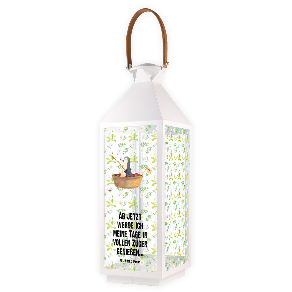 Deko Laterne Pinguin Angelboot Pinguin, Pinguine, Angeln, Boot, Angelboot, Lebenslust, Leben, genießen, Motivation, Neustart, Neuanfang, Trennung, Scheidung, Geschenkidee Liebeskummer,	 Gartenlampe, Gartenleuchte, Gartendekoration, Gartenlicht, Laterne  kleine Laternen, XXL Laternen, Laterne groß,   Pinguin