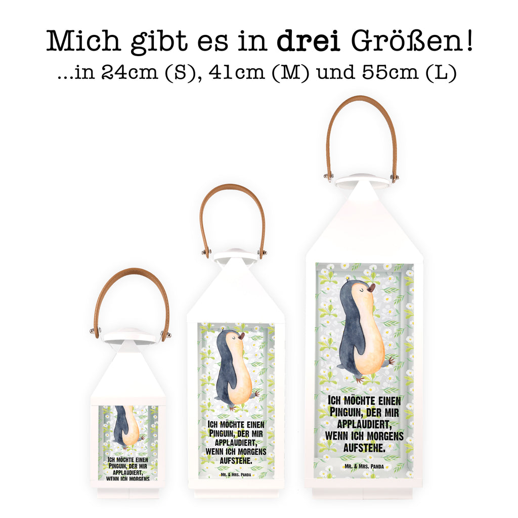 Deko Laterne Pinguin marschierend Gartenlampe, Gartenleuchte, Gartendekoration, Gartenlicht, Laterne  kleine Laternen, XXL Laternen, Laterne groß, Pinguin, Pinguine, Frühaufsteher, Langschläfer, Bruder, Schwester, Familie