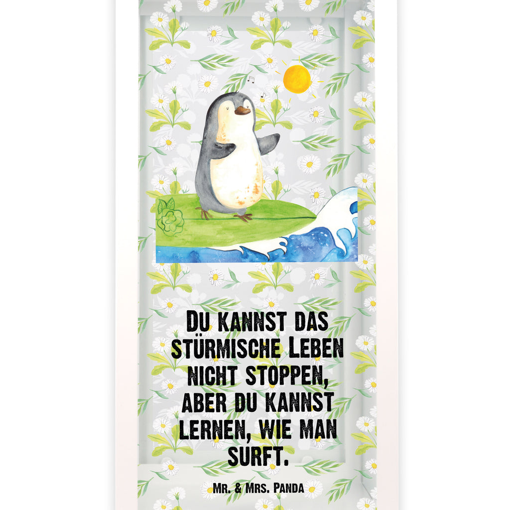 Deko Laterne Pinguin Surfer Pinguin, Pinguine, surfen, Surfer, Hawaii, Urlaub, Wellen, Wellen reiten, Portugal,  Gartenlampe, Gartenleuchte, Gartendekoration, Gartenlicht, Laterne  kleine Laternen, XXL Laternen, Laterne groß,   Pinguin