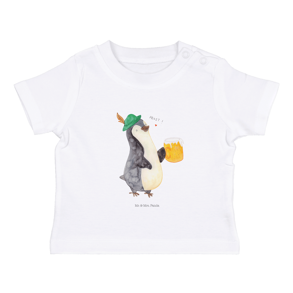 Organic Baby Shirt Pinguin Bier Baby T-Shirt, Jungen Baby T-Shirt, Mädchen Baby T-Shirt, Shirt, Pinguin, Pinguine, Bier, Oktoberfest