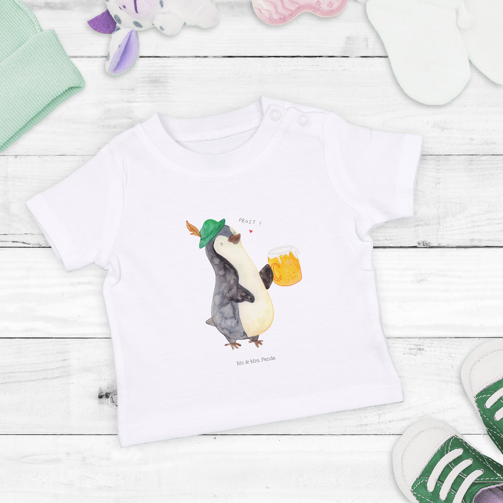 Organic Baby Shirt Pinguin Bier Baby T-Shirt, Jungen Baby T-Shirt, Mädchen Baby T-Shirt, Shirt, Pinguin, Pinguine, Bier, Oktoberfest