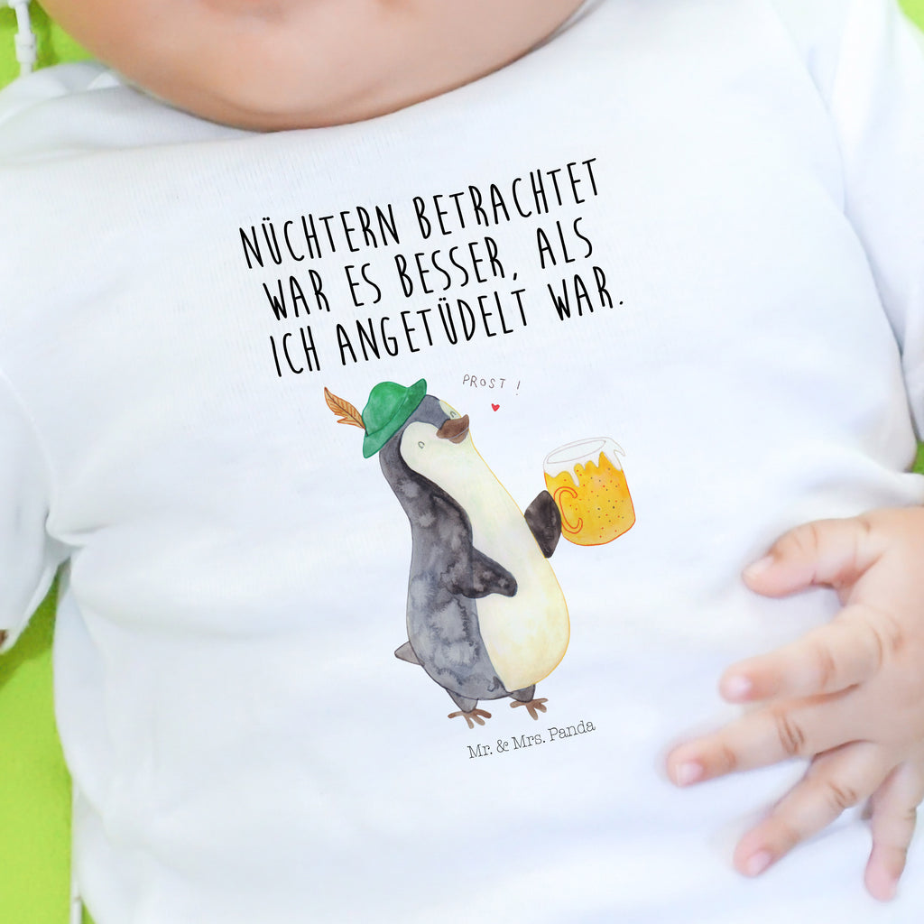 Organic Baby Shirt Pinguin Bier Baby T-Shirt, Jungen Baby T-Shirt, Mädchen Baby T-Shirt, Shirt, Pinguin, Pinguine, Bier, Oktoberfest
