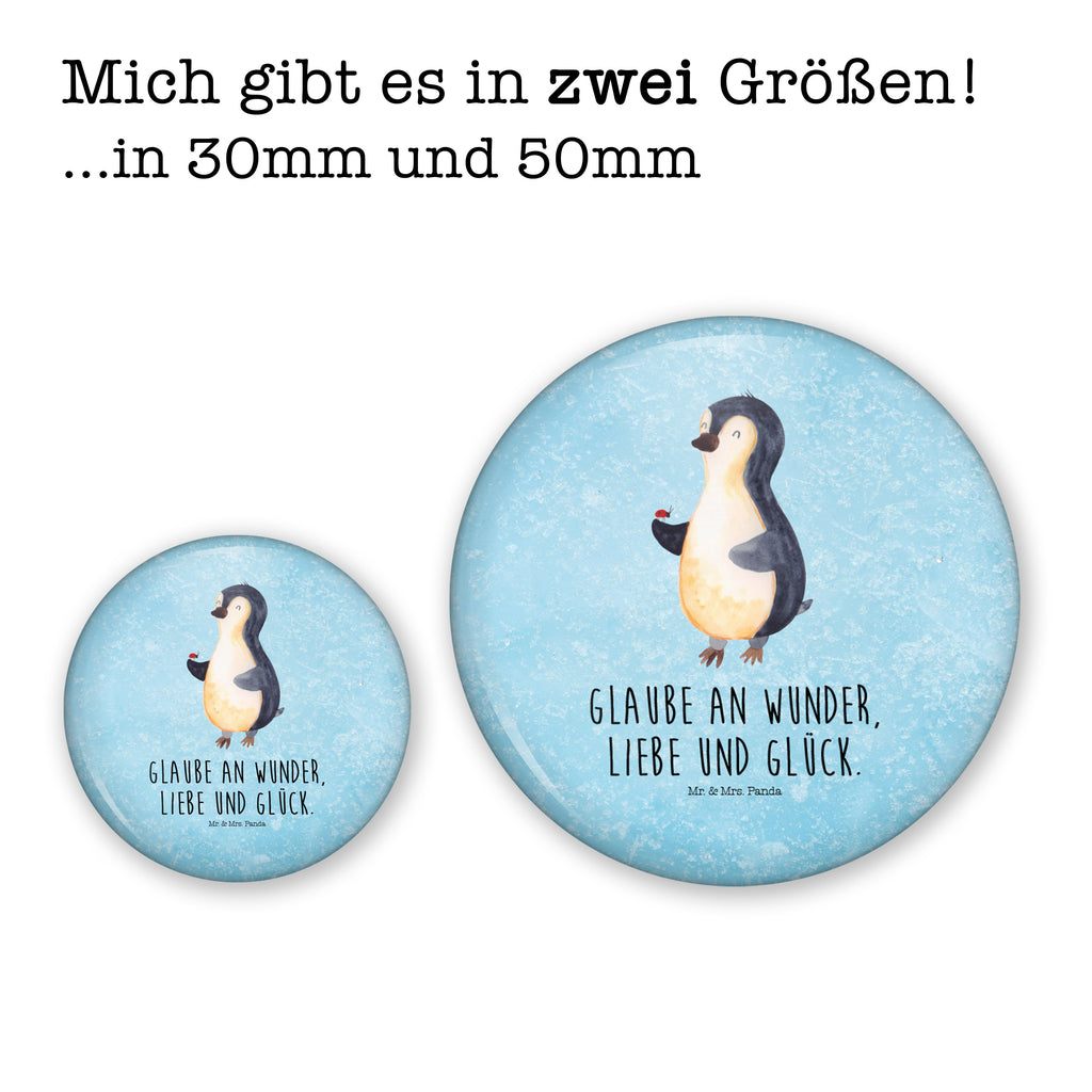 50mm Button Pinguin Marienkäfer 50mm Button, Button, Pin, Anstecknadel, Pinguin, Pinguine, Marienkäfer, Liebe, Wunder, Glück, Freude, Lebensfreude