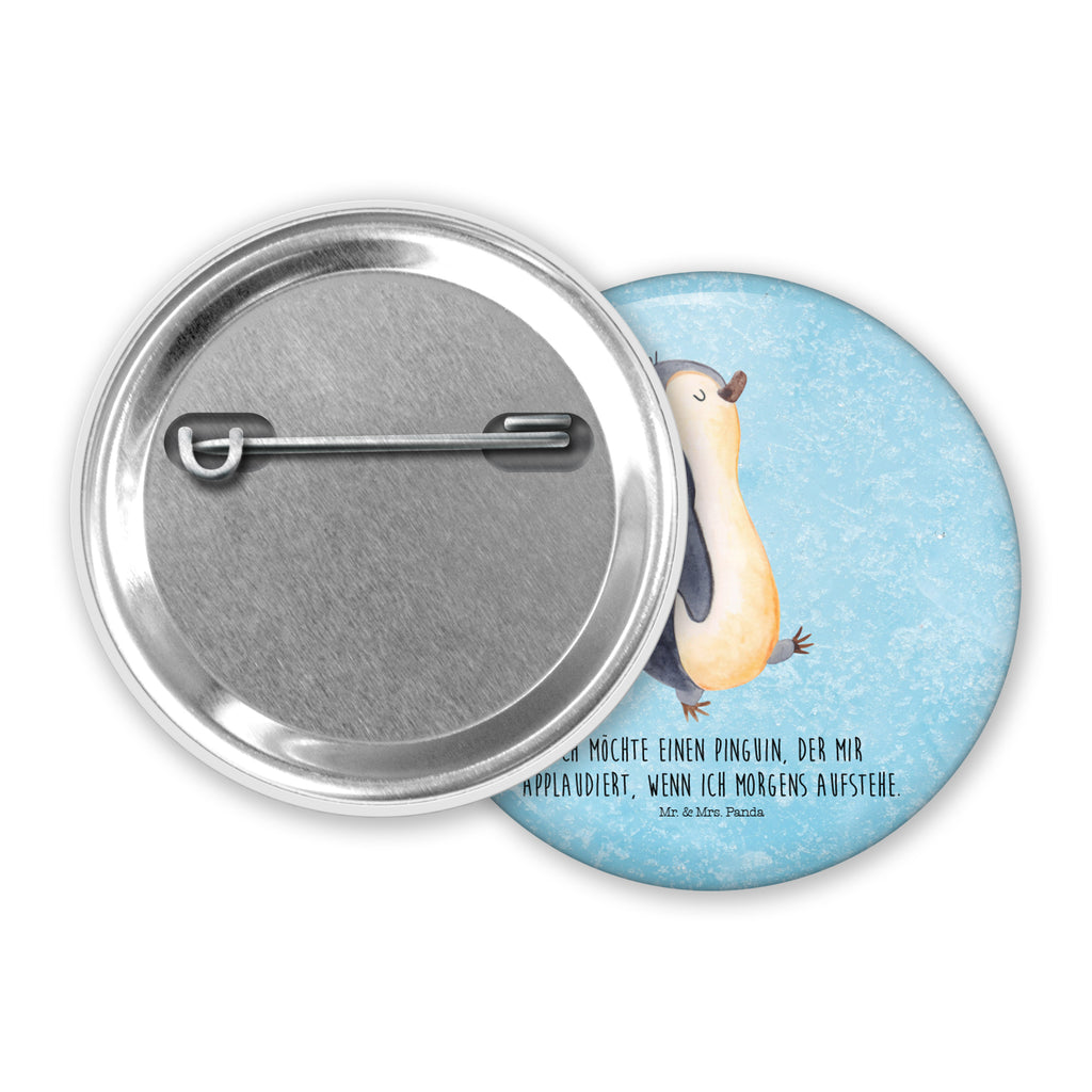 50mm Button Pinguin marschierend 50mm Button, Button, Pin, Anstecknadel, Pinguin, Pinguine, Frühaufsteher, Langschläfer, Bruder, Schwester, Familie