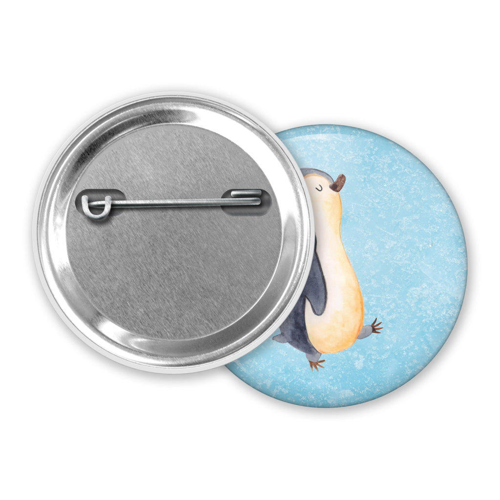 50mm Button Pinguin marschierend 50mm Button, Button, Pin, Anstecknadel, Pinguin, Pinguine, Frühaufsteher, Langschläfer, Bruder, Schwester, Familie