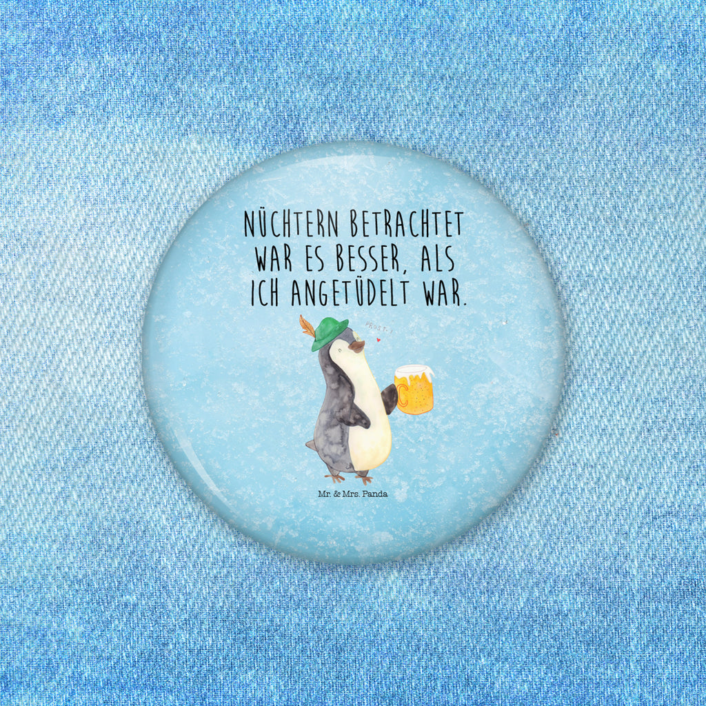 50mm Button Pinguin Bier 50mm Button, Button, Pin, Anstecknadel, Pinguin, Pinguine, Bier, Oktoberfest