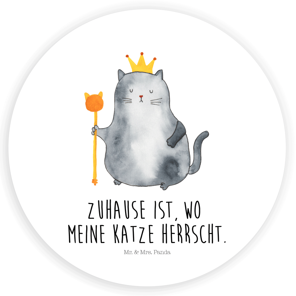 120mm Rund Aufkleber Katzen Koenig Sticker, Aufkleber, Etikett, Kinder, rund, Katze, Katzenmotiv, Katzenfan, Katzendeko, Katzenfreund, Katzenliebhaber, Katzenprodukte, Katzenartikel, Katzenaccessoires, Katzensouvenirs, Katzenliebhaberprodukte, Katzenmotive, Katzen, Kater, Mietze, Cat, Cats, Katzenhalter, Katzenbesitzerin, Haustier, König, Königin, Queen, Familie, Mietzhaus, Wohnung, erste eigenen Wohnung, Umzug, Einzug