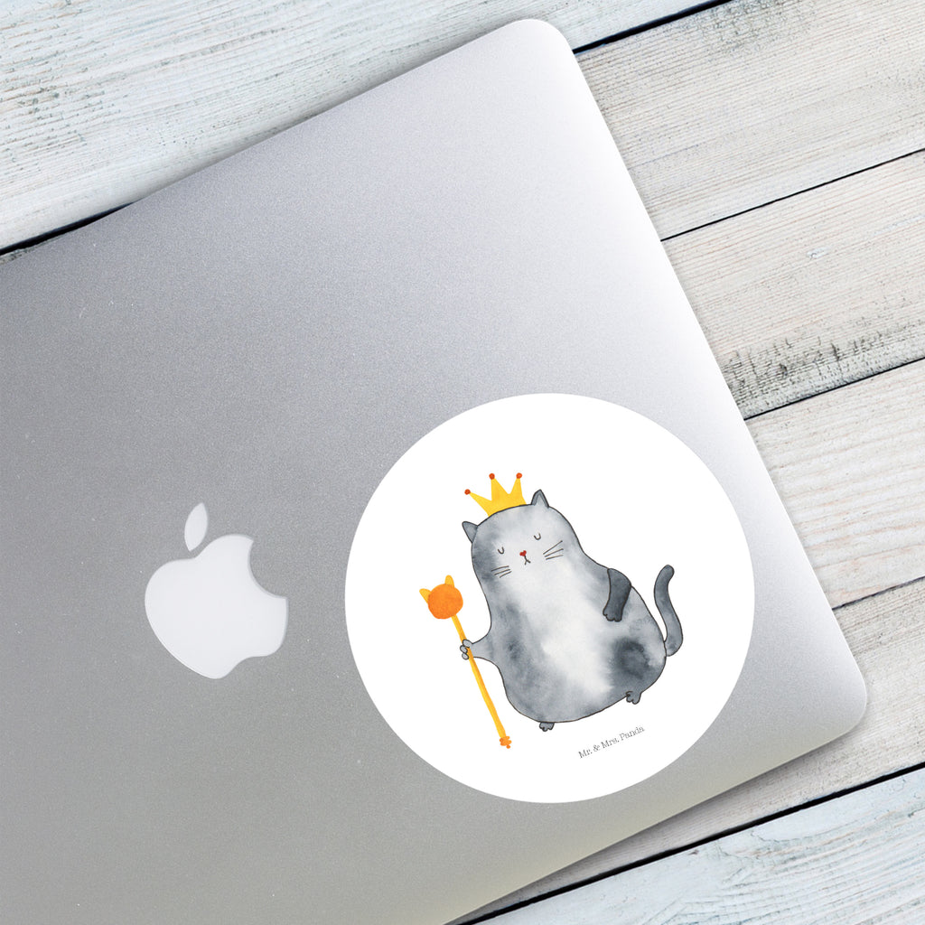 120mm Rund Aufkleber Katzen Koenig Sticker, Aufkleber, Etikett, Kinder, rund, Katze, Katzenmotiv, Katzenfan, Katzendeko, Katzenfreund, Katzenliebhaber, Katzenprodukte, Katzenartikel, Katzenaccessoires, Katzensouvenirs, Katzenliebhaberprodukte, Katzenmotive, Katzen, Kater, Mietze, Cat, Cats, Katzenhalter, Katzenbesitzerin, Haustier, König, Königin, Queen, Familie, Mietzhaus, Wohnung, erste eigenen Wohnung, Umzug, Einzug