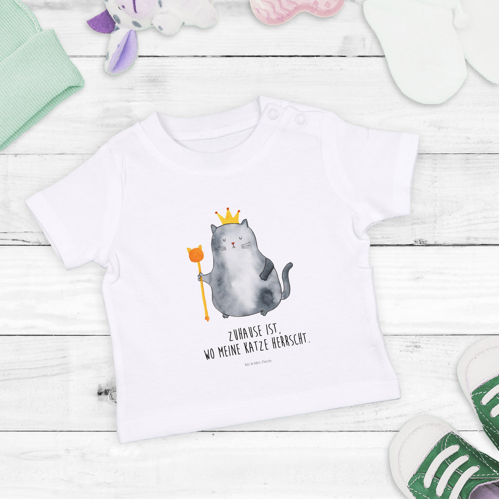 Organic Baby Shirt Katzen Koenig Baby T-Shirt, Jungen Baby T-Shirt, Mädchen Baby T-Shirt, Shirt, Katze, Katzenmotiv, Katzenfan, Katzendeko, Katzenfreund, Katzenliebhaber, Katzenprodukte, Katzenartikel, Katzenaccessoires, Katzensouvenirs, Katzenliebhaberprodukte, Katzenmotive, Katzen, Kater, Mietze, Cat, Cats, Katzenhalter, Katzenbesitzerin, Haustier, König, Königin, Queen, Familie, Mietzhaus, Wohnung, erste eigenen Wohnung, Umzug, Einzug
