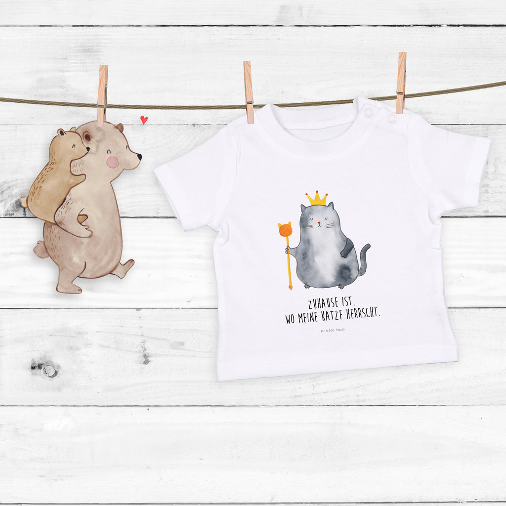 Organic Baby Shirt Katzen Koenig Baby T-Shirt, Jungen Baby T-Shirt, Mädchen Baby T-Shirt, Shirt, Katze, Katzenmotiv, Katzenfan, Katzendeko, Katzenfreund, Katzenliebhaber, Katzenprodukte, Katzenartikel, Katzenaccessoires, Katzensouvenirs, Katzenliebhaberprodukte, Katzenmotive, Katzen, Kater, Mietze, Cat, Cats, Katzenhalter, Katzenbesitzerin, Haustier, König, Königin, Queen, Familie, Mietzhaus, Wohnung, erste eigenen Wohnung, Umzug, Einzug