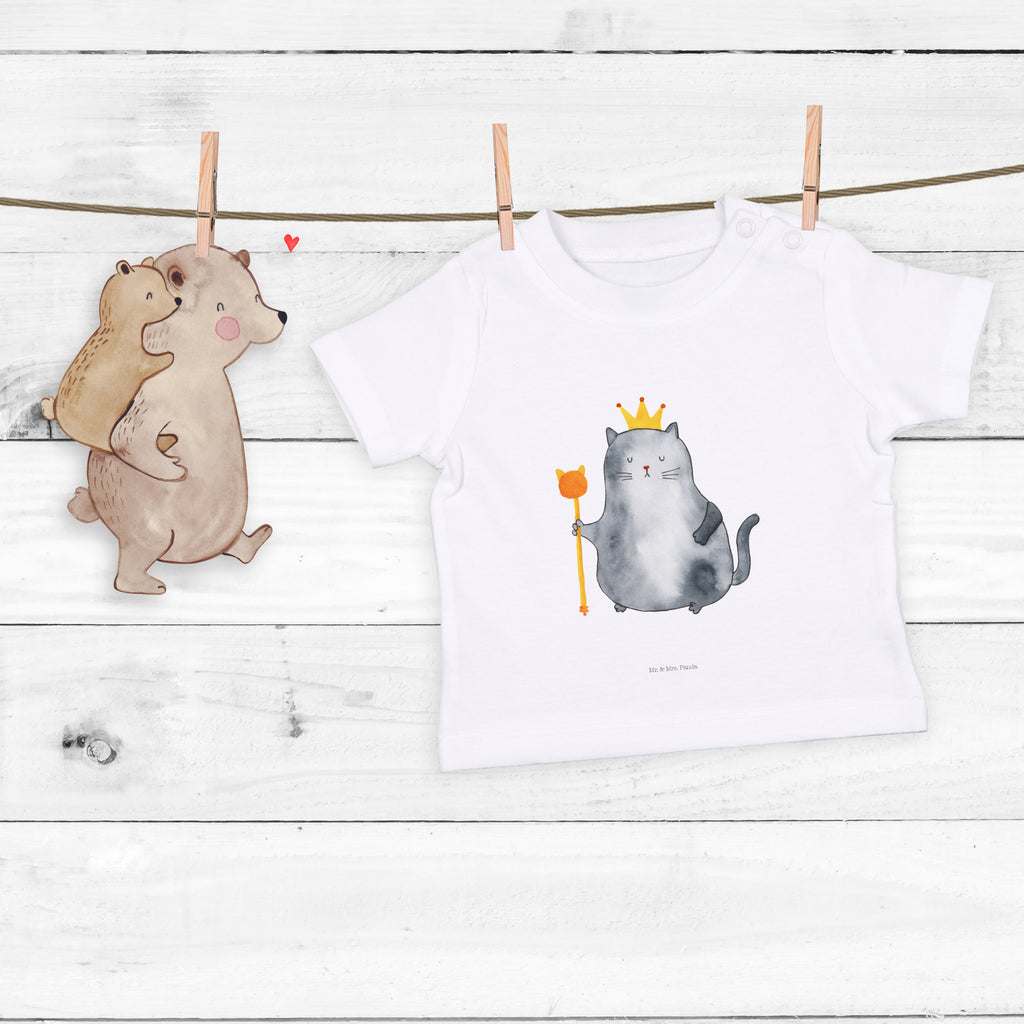 Organic Baby Shirt Katzen Koenig Baby T-Shirt, Jungen Baby T-Shirt, Mädchen Baby T-Shirt, Shirt, Katze, Katzenmotiv, Katzenfan, Katzendeko, Katzenfreund, Katzenliebhaber, Katzenprodukte, Katzenartikel, Katzenaccessoires, Katzensouvenirs, Katzenliebhaberprodukte, Katzenmotive, Katzen, Kater, Mietze, Cat, Cats, Katzenhalter, Katzenbesitzerin, Haustier, König, Königin, Queen, Familie, Mietzhaus, Wohnung, erste eigenen Wohnung, Umzug, Einzug