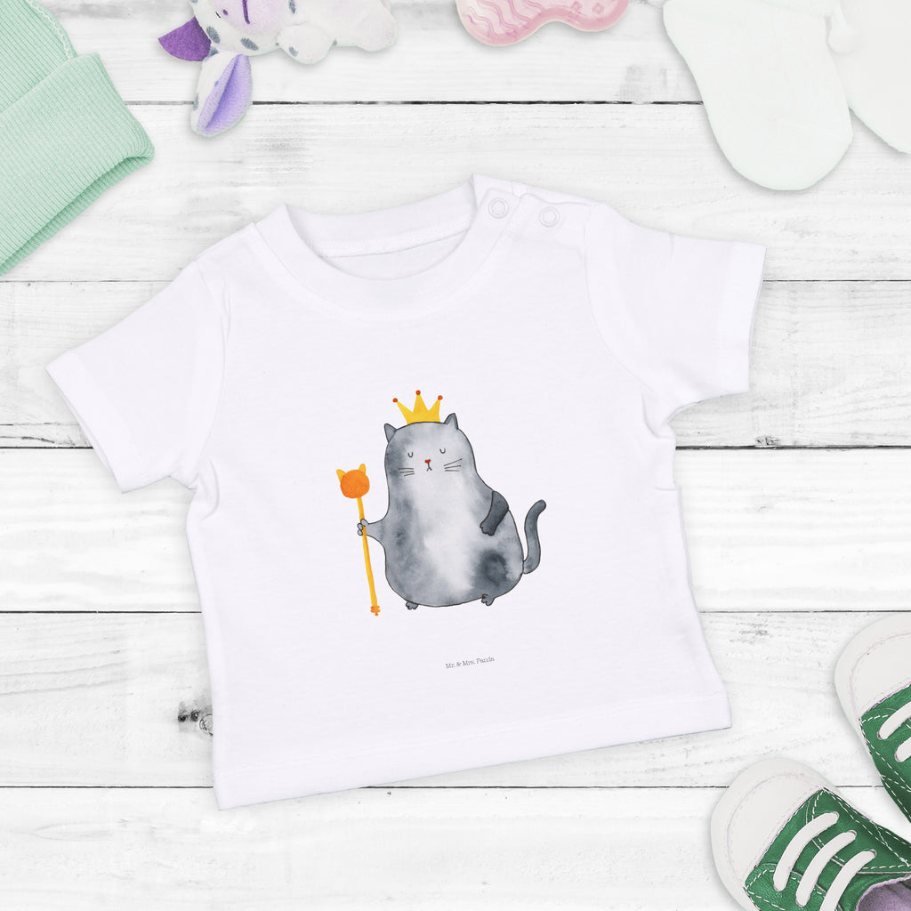 Organic Baby Shirt Katzen Koenig Baby T-Shirt, Jungen Baby T-Shirt, Mädchen Baby T-Shirt, Shirt, Katze, Katzenmotiv, Katzenfan, Katzendeko, Katzenfreund, Katzenliebhaber, Katzenprodukte, Katzenartikel, Katzenaccessoires, Katzensouvenirs, Katzenliebhaberprodukte, Katzenmotive, Katzen, Kater, Mietze, Cat, Cats, Katzenhalter, Katzenbesitzerin, Haustier, König, Königin, Queen, Familie, Mietzhaus, Wohnung, erste eigenen Wohnung, Umzug, Einzug