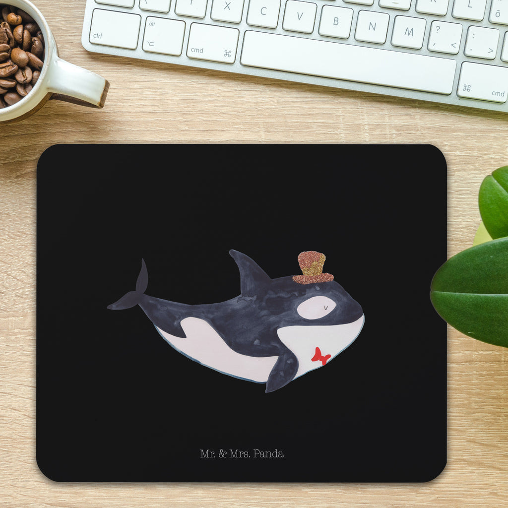 Mauspad Orca Zylinder Mousepad, Computer zubehör, Büroausstattung, PC Zubehör, Arbeitszimmer, Mauspad, Einzigartiges Mauspad, Designer Mauspad, Meerestiere, Meer, Urlaub, Narwal, Glitter, Konfetti, Glitzer, Geburtstag, Feier, Fete, Fest, Glückwunsch, Orca