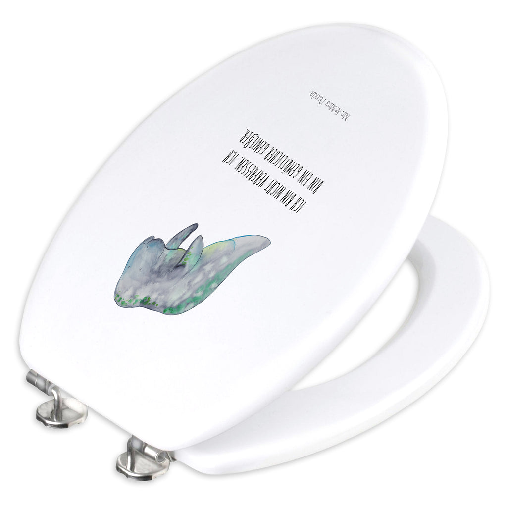 Motiv WC Sitz Seekuh chillt Klobrille, Klodeckel, Toilettendeckel, WC-Sitz, Toilette, Meerestiere, Meer, Urlaub, Seekuh, Seekühe, Diät, Abnehmen, Zucker, Diätwahn, Essen, Süßigkeiten