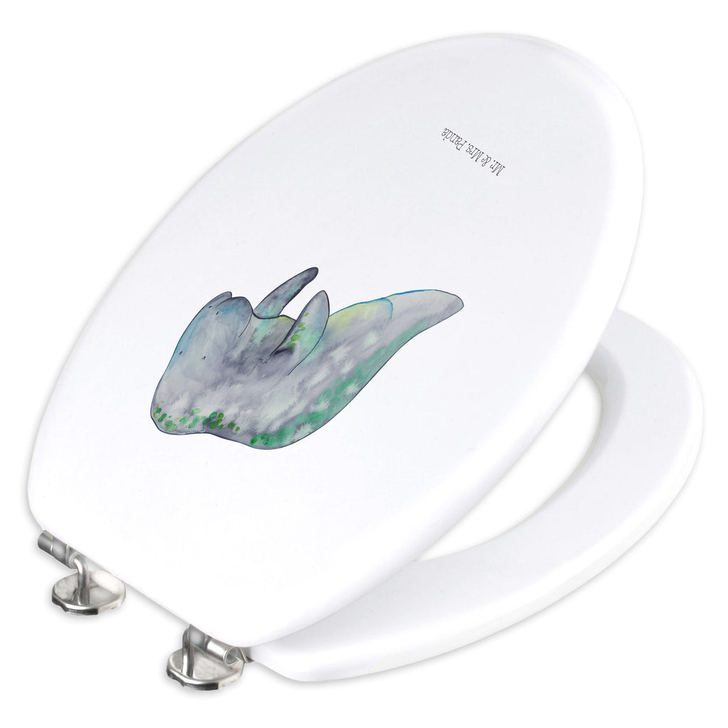 Motiv WC Sitz Seekuh chillt Klobrille, Klodeckel, Toilettendeckel, WC-Sitz, Toilette, Meerestiere, Meer, Urlaub, Seekuh, Seekühe, Diät, Abnehmen, Zucker, Diätwahn, Essen, Süßigkeiten