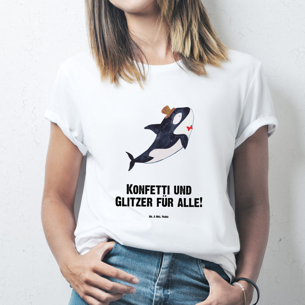 Größe XXL T-Shirt Orca Zylinder T-Shirt, Shirt, Tshirt, Lustiges T-Shirt, T-Shirt mit Spruch, Party, Junggesellenabschied, Jubiläum, Geburstag, Herrn, Damen, Männer, Frauen, Schlafshirt, Nachthemd, Sprüche, Meerestiere, Meer, Urlaub, Narwal, Glitter, Konfetti, Glitzer, Geburtstag, Feier, Fete, Fest, Glückwunsch, Orca