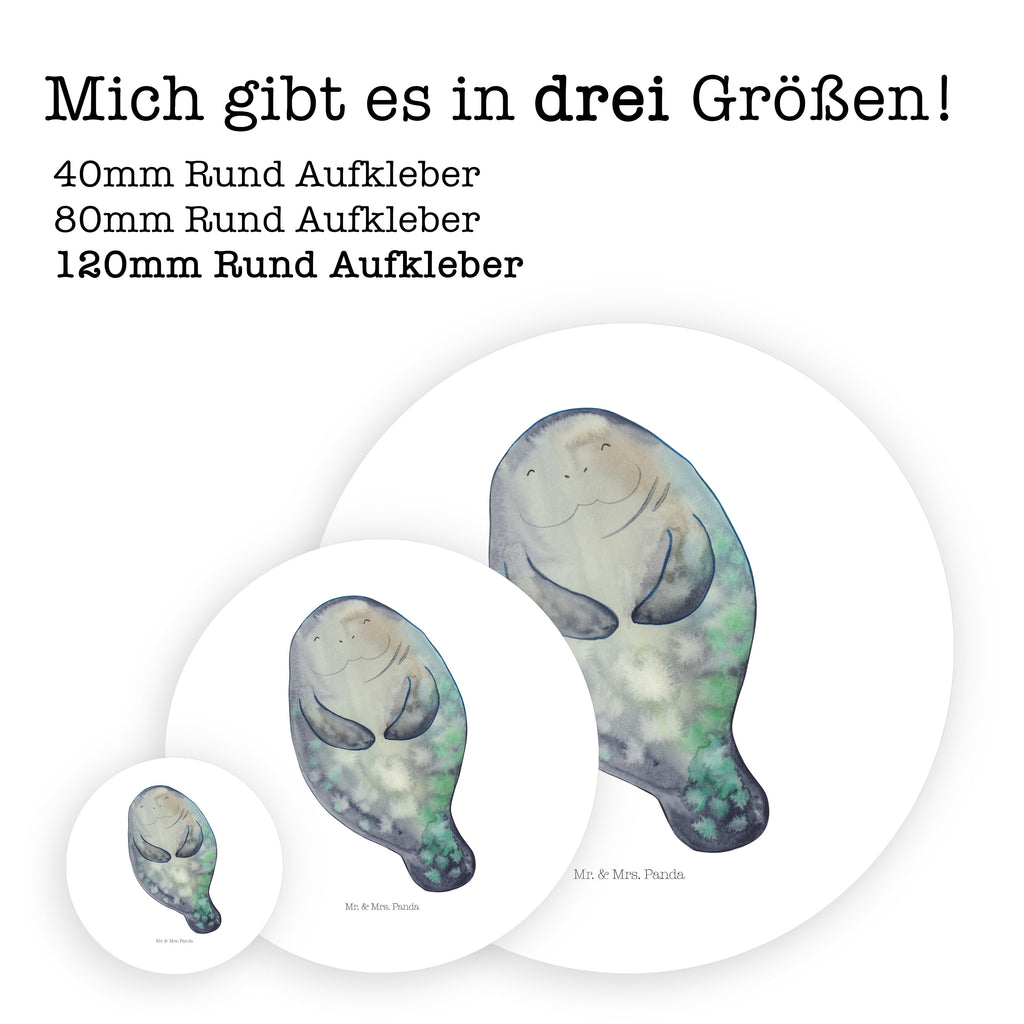 120mm Rund Aufkleber Seekuh happy Sticker, Aufkleber, Etikett, Kinder, rund, Meerestiere, Meer, Urlaub, Seekuh, Seekühe, Selbstliebe, Respekt, Neuanfang, Neustart, Achtsamkeit, Zufrieden, Liebeskummer, Freundin