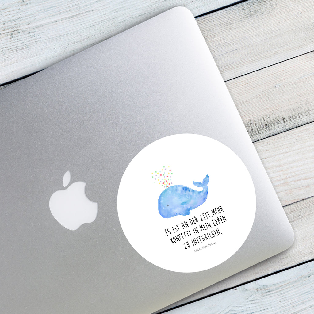 120mm Rund Aufkleber Wal Konfetti Sticker, Aufkleber, Etikett, Kinder, rund, Meerestiere, Meer, Urlaub, Wal, Konfetti, Wale, Motivation, Neuanfang, Trennung, Diät, Abnehmen, Neustart, Lebensabschnitt, Geburtstag