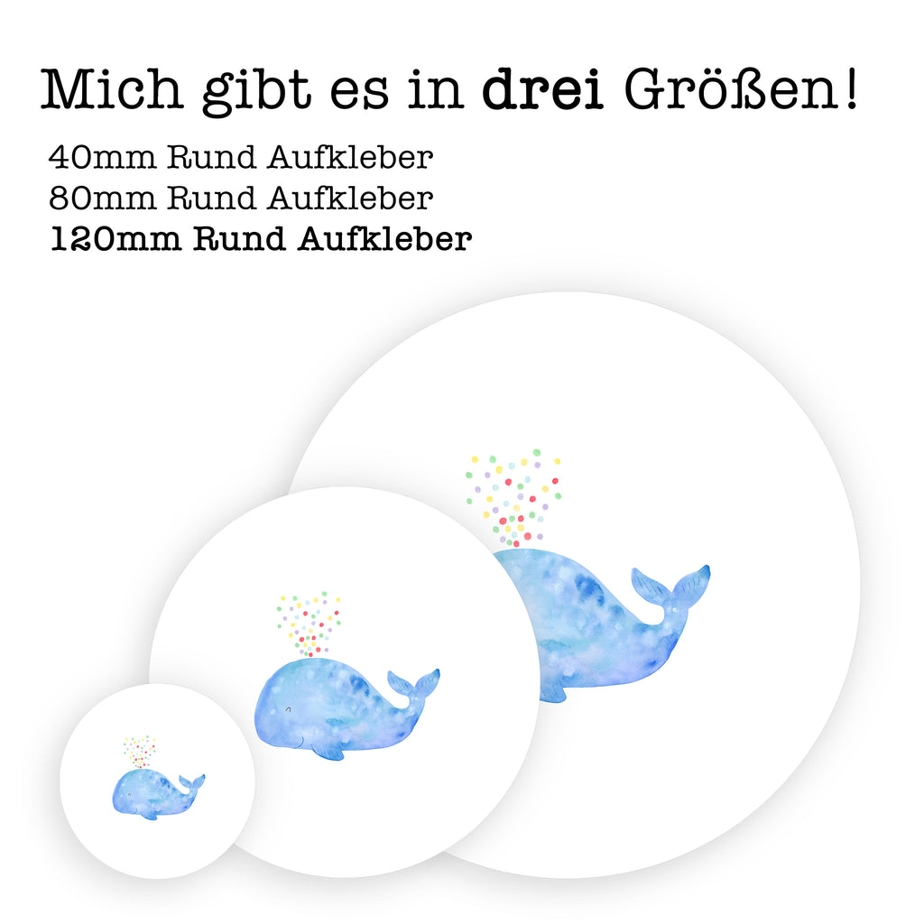 120mm Rund Aufkleber Wal Konfetti Sticker, Aufkleber, Etikett, Kinder, rund, Meerestiere, Meer, Urlaub, Wal, Konfetti, Wale, Motivation, Neuanfang, Trennung, Diät, Abnehmen, Neustart, Lebensabschnitt, Geburtstag