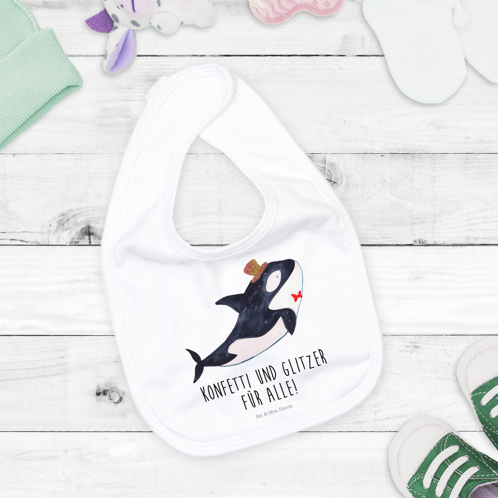 Organic Babylätzchen Orca Zylinder Baby, Lätzchen, Spucktuch, Sabberlätzchen, Klettlätzchen, Babygeschenk, Baby Lätzchen, Geschenk für Geburt, Geschenk zur Geburt, Baby Spucktuch, Babyausstattung, Geschenkidee für Babyparty, Meerestiere, Meer, Urlaub, Narwal, Glitter, Konfetti, Glitzer, Geburtstag, Feier, Fete, Fest, Glückwunsch, Orca