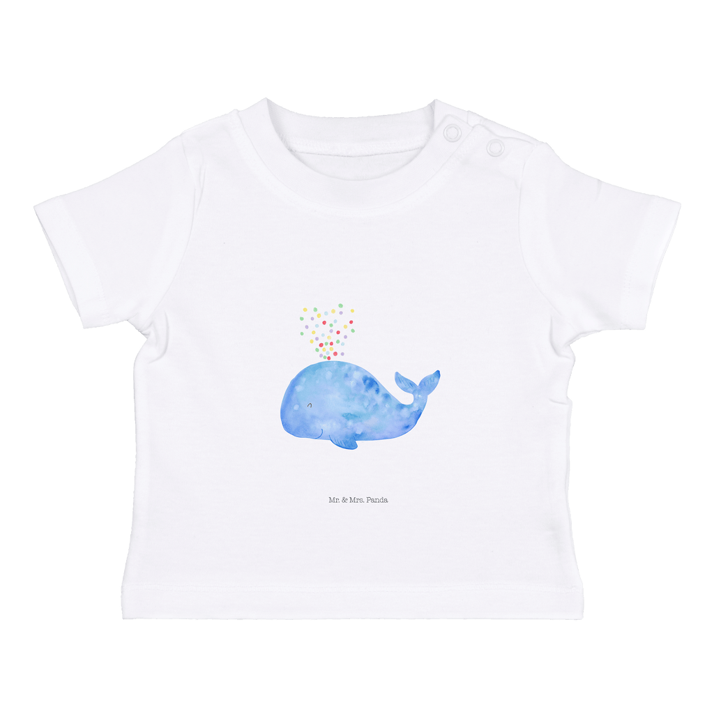 Organic Baby Shirt Wal Konfetti Baby T-Shirt, Jungen Baby T-Shirt, Mädchen Baby T-Shirt, Shirt, Meerestiere, Meer, Urlaub, Wal, Konfetti, Wale, Motivation, Neuanfang, Trennung, Diät, Abnehmen, Neustart, Lebensabschnitt, Geburtstag
