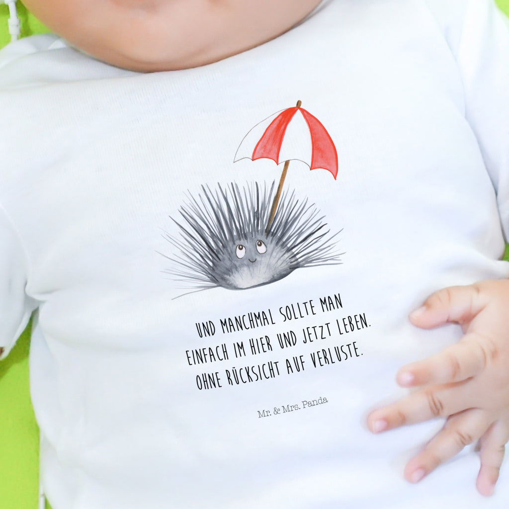 12-18 Monate Baby Longsleeve Seeigel Mädchen, Jungen, Baby, Langarm, Bio, Kleidung, Meerestiere, Meer, Urlaub, Seeigel, Achtsamkeit, Selbstakzeptanz, Selbstliebe, Hier und Jetzt, Leben, Lebe