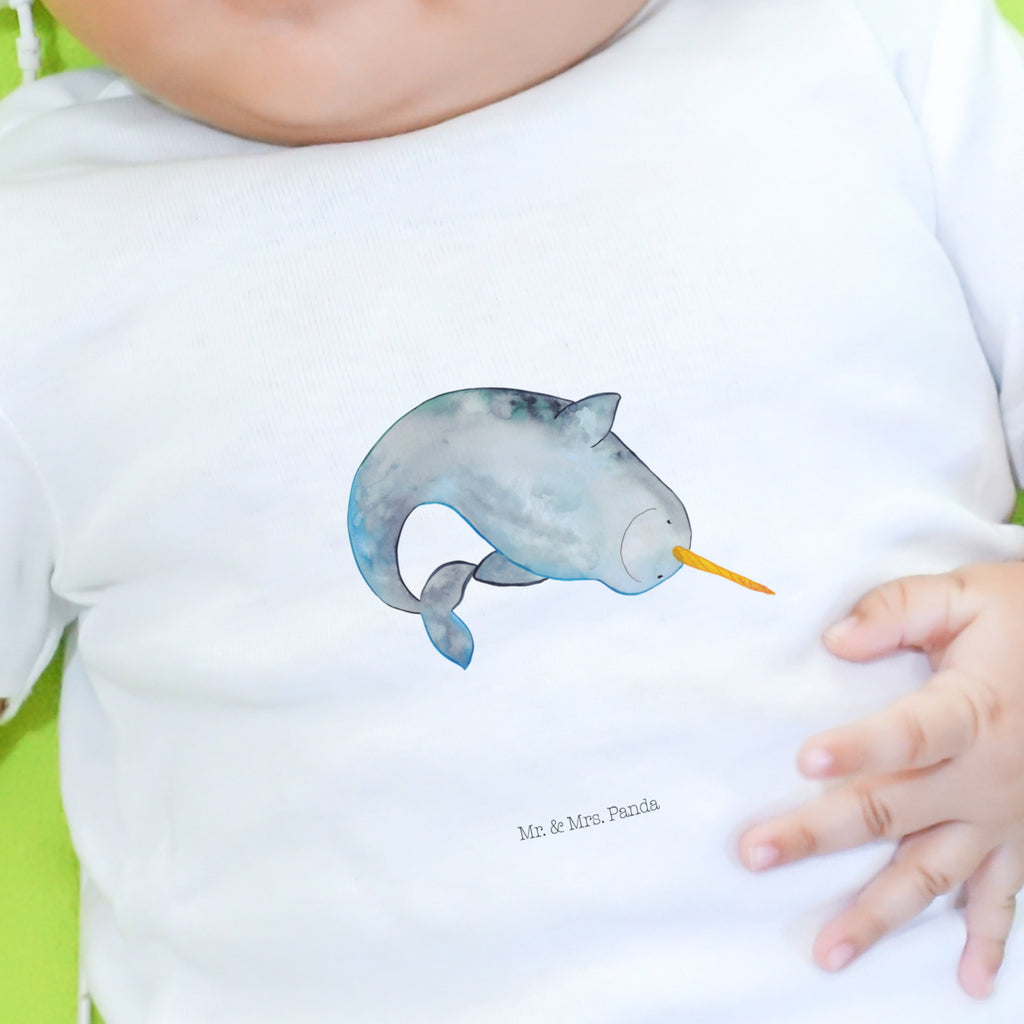 18-24 Monate Baby Longsleeve Narwal Mädchen, Jungen, Baby, Langarm, Bio, Kleidung, Longsleeve, Meerestiere, Meer, Urlaub, Narwal, Wal, Putzen, Hausfrau, Junggesellin, aufräumen, Kinderzimmer