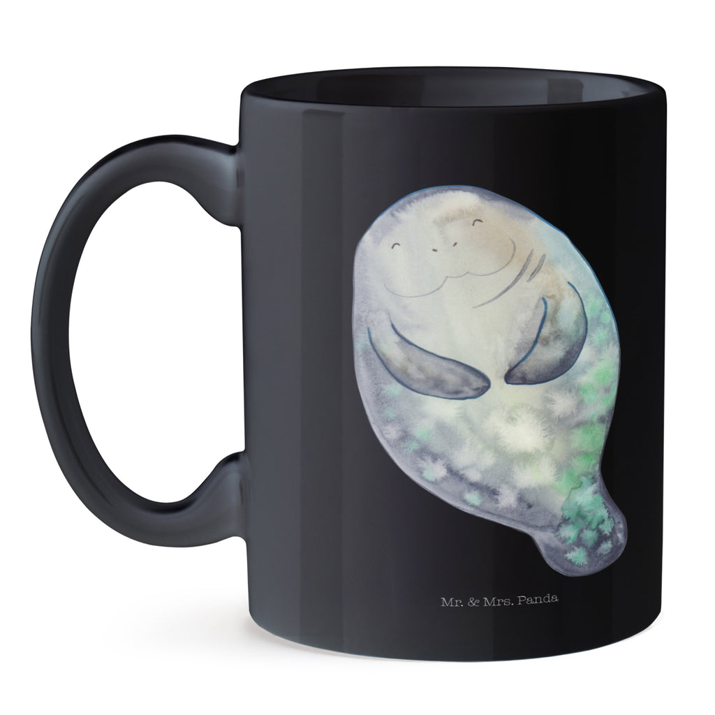Tasse Seekuh happy Seekuh, Seekühe, Selbstliebe, Respekt, Neuanfang, Neustart, Achtsamkeit, Zufrieden, Liebeskummer, Freundin	 Becher, Kaffeetasse, Kaffeebecher, Tee, Frühstück, Büro  Meerestiere, Meer, Urlaub