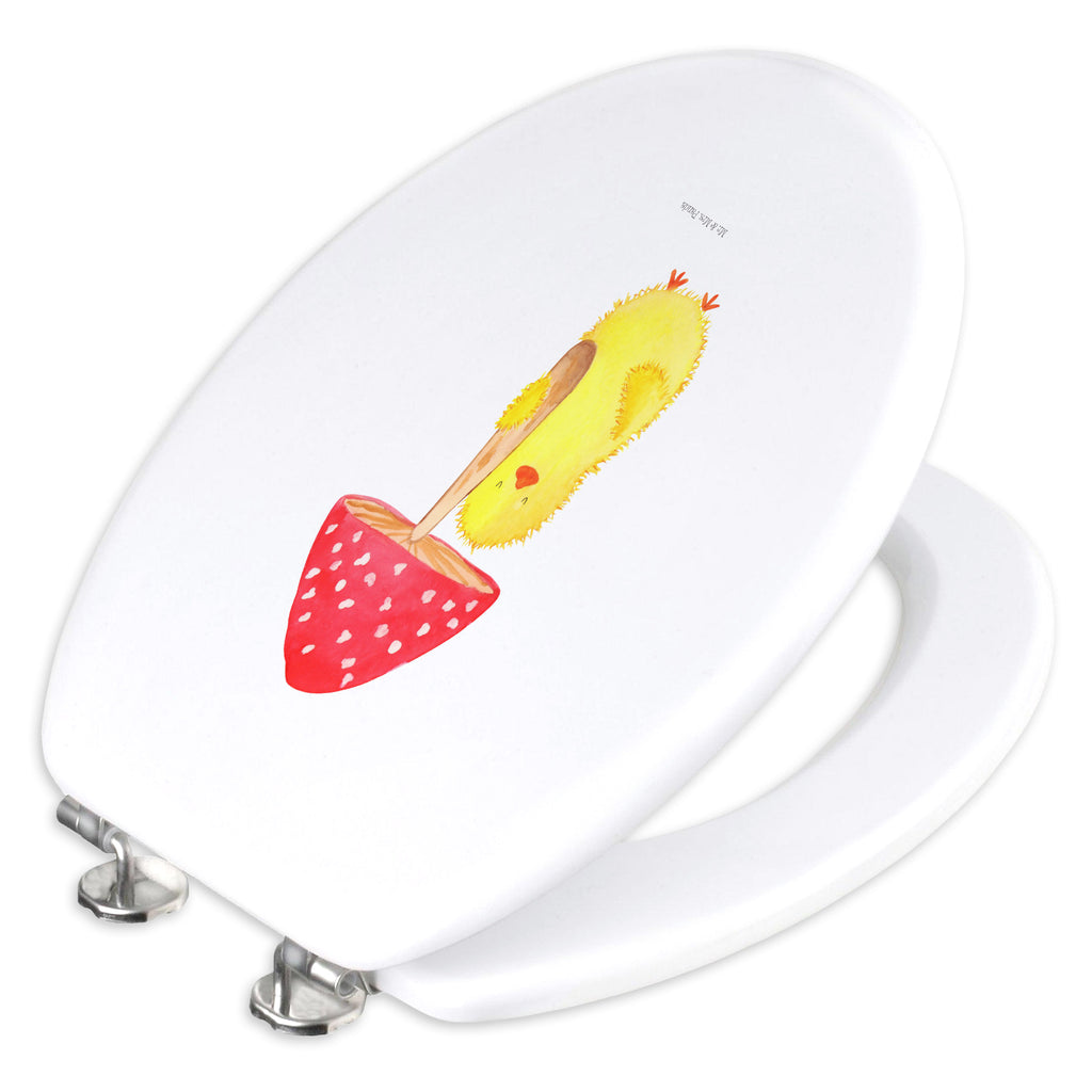 Motiv WC Sitz Küken Fliegenpilz Klobrille, Klodeckel, Toilettendeckel, WC-Sitz, Toilette, Ostern, Osterhase, Ostergeschenke, Osternest, Osterdeko, Geschenk zu Ostern, Küken, Fliegenpilz, Glückspilz, Frohe Ostern, Ostergrüße
