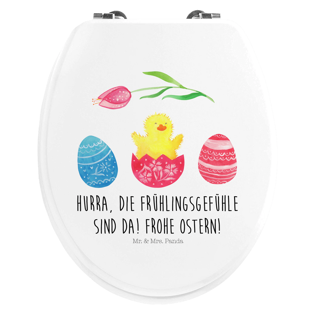 Motiv WC Sitz Küken geschlüpft Klobrille, Klodeckel, Toilettendeckel, WC-Sitz, Toilette, Ostern, Osterhase, Ostergeschenke, Osternest, Osterdeko, Geschenk zu Ostern, Küken, Osterei, Ostereier, Ei, Frühlingsgefühle, Freude, Grüße, liebe Grüße, Frohe Ostern, Ostergrüße