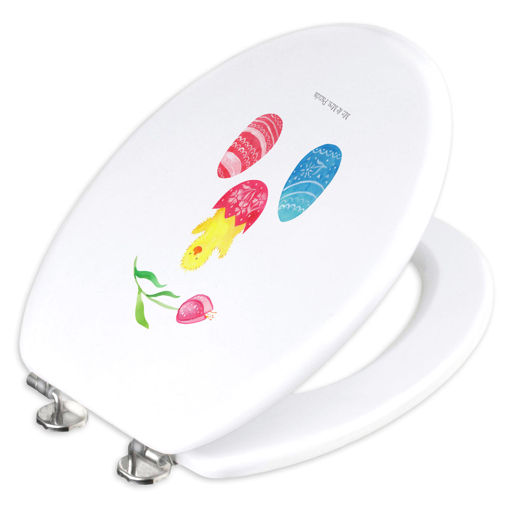 Motiv WC Sitz Küken geschlüpft Klobrille, Klodeckel, Toilettendeckel, WC-Sitz, Toilette, Ostern, Osterhase, Ostergeschenke, Osternest, Osterdeko, Geschenk zu Ostern, Küken, Osterei, Ostereier, Ei, Frühlingsgefühle, Freude, Grüße, liebe Grüße, Frohe Ostern, Ostergrüße