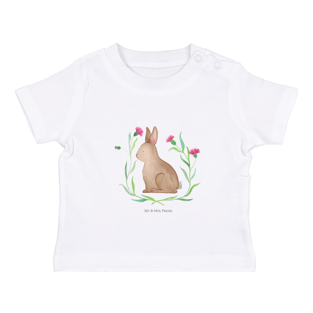 Organic Baby Shirt Hase sitzend Baby T-Shirt, Jungen Baby T-Shirt, Mädchen Baby T-Shirt, Shirt, Ostern, Osterhase, Ostergeschenke, Osternest, Osterdeko, Geschenk zu Ostern, Frohe Ostern, Ostergrüße, Osterblume, Liebe, Grüße, Hase, Kaninchen
