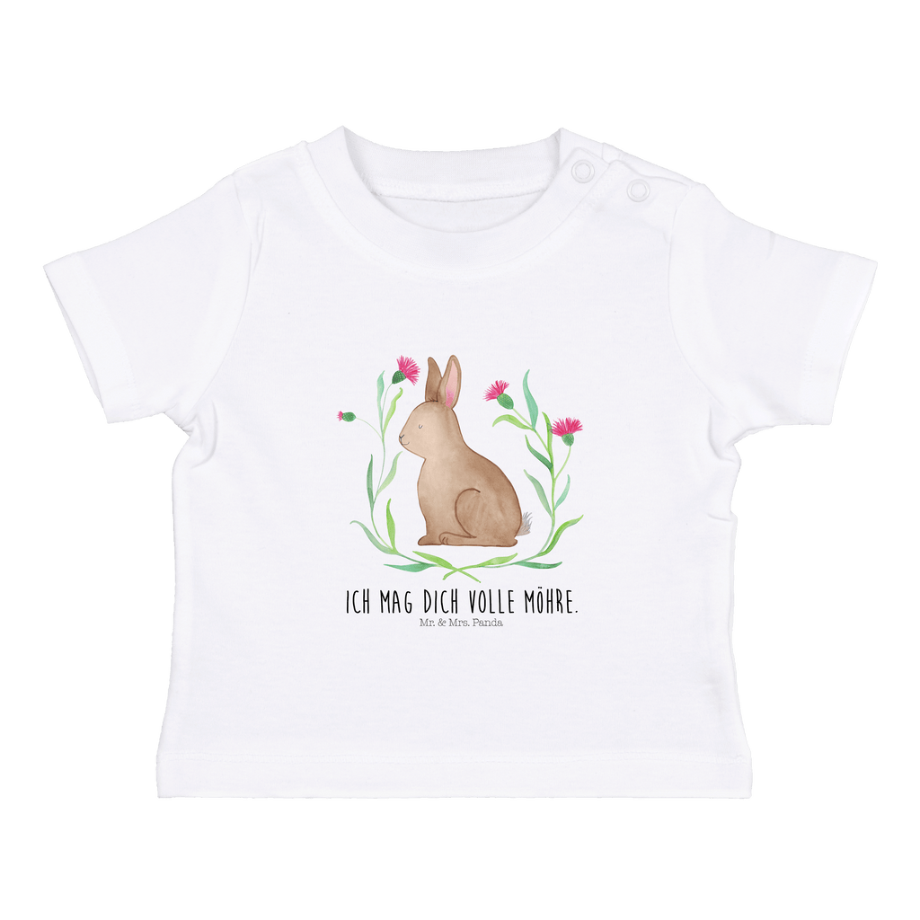 Organic Baby Shirt Hase sitzend Baby T-Shirt, Jungen Baby T-Shirt, Mädchen Baby T-Shirt, Shirt, Ostern, Osterhase, Ostergeschenke, Osternest, Osterdeko, Geschenk zu Ostern, Frohe Ostern, Ostergrüße, Osterblume, Liebe, Grüße, Hase, Kaninchen