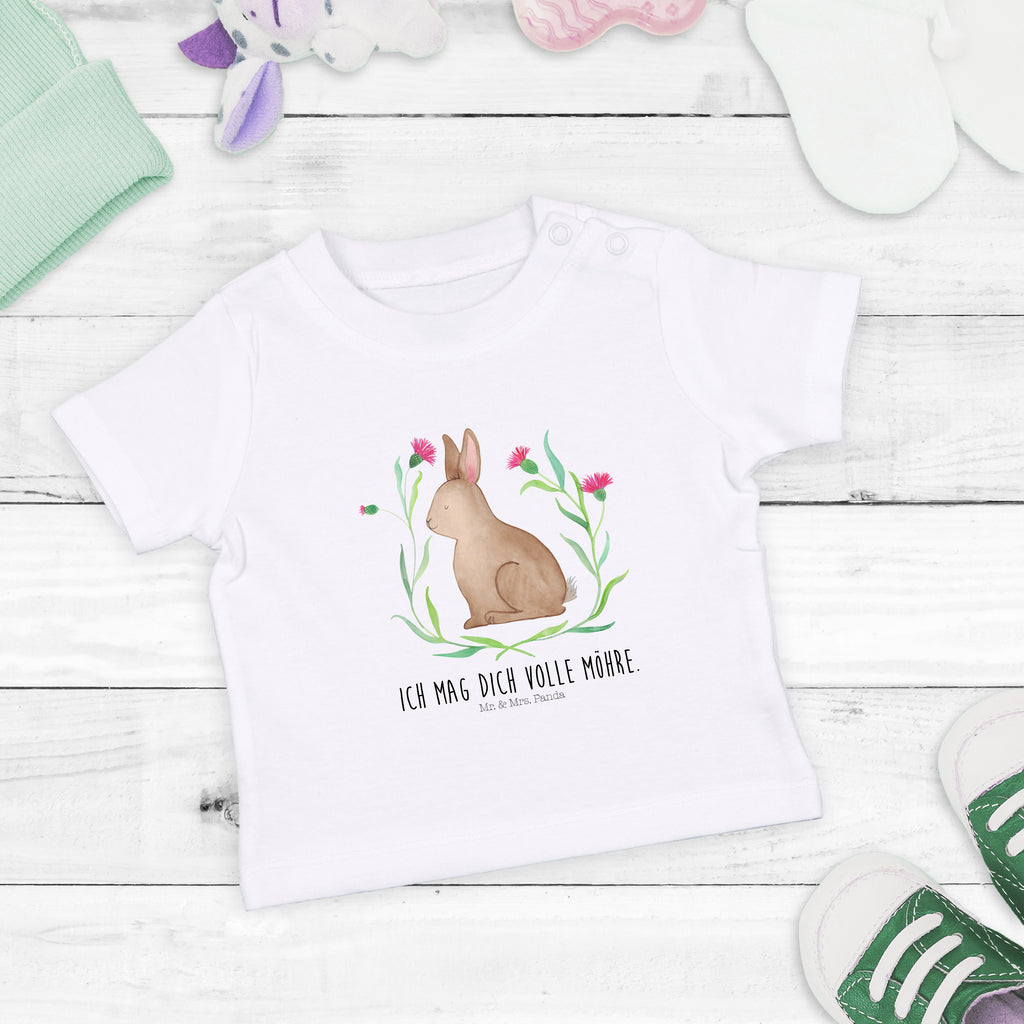 Organic Baby Shirt Hase sitzend Baby T-Shirt, Jungen Baby T-Shirt, Mädchen Baby T-Shirt, Shirt, Ostern, Osterhase, Ostergeschenke, Osternest, Osterdeko, Geschenk zu Ostern, Frohe Ostern, Ostergrüße, Osterblume, Liebe, Grüße, Hase, Kaninchen