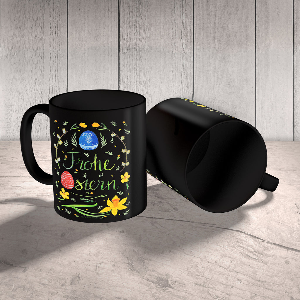 Tasse Frohe Ostern Ostern, Frohe Ostern, Ostergrüße, Osterblume, Osterei, bemalte Ostereier, Weidenkätzchen. Lettering Becher, Kaffeetasse, Kaffeebecher, Tee, Frühstück, Büro  Ostern, Osterhase, Ostergeschenke, Osternest, Osterdeko, Geschenk zu Ostern